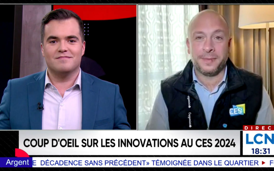 CES 2024 – Mon intervention dans l’émission « À vos affaires » sur LCN