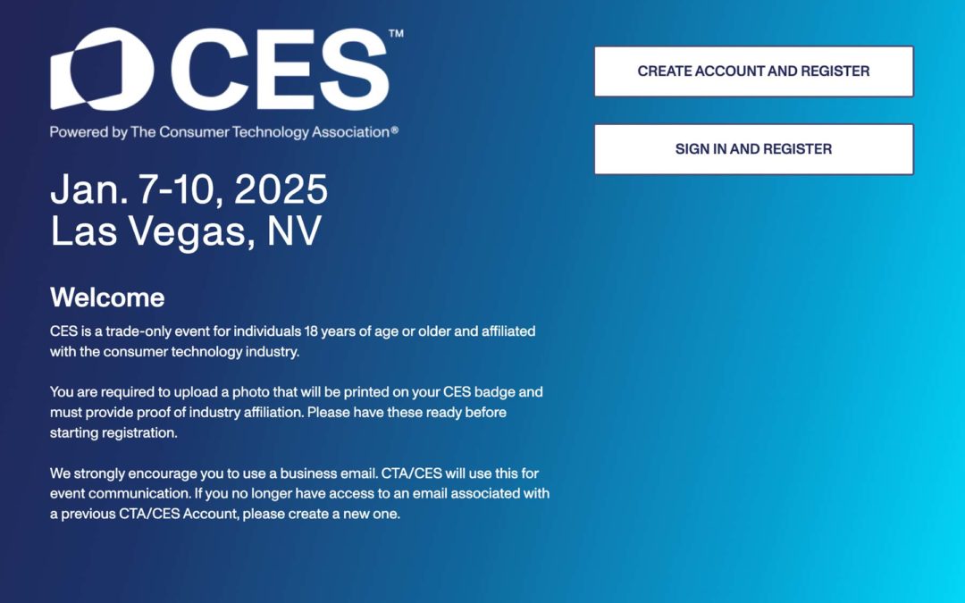 Les inscriptions au CES 2025 sont ouvertes !